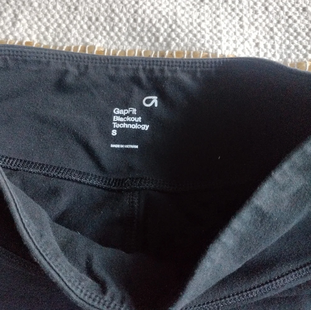 3 / $25 GAP Cotton Leggings Black size S - Picture 3 of 4